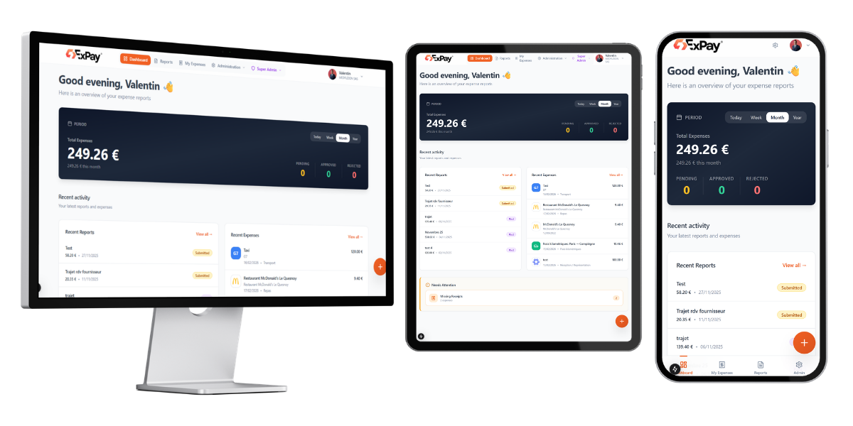 ExPay Dashboard